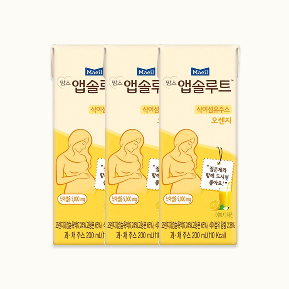 텐박스 예비맘 튼튼간식 3총사 (루이보스라떼/식이섬유쥬스/견과류)
