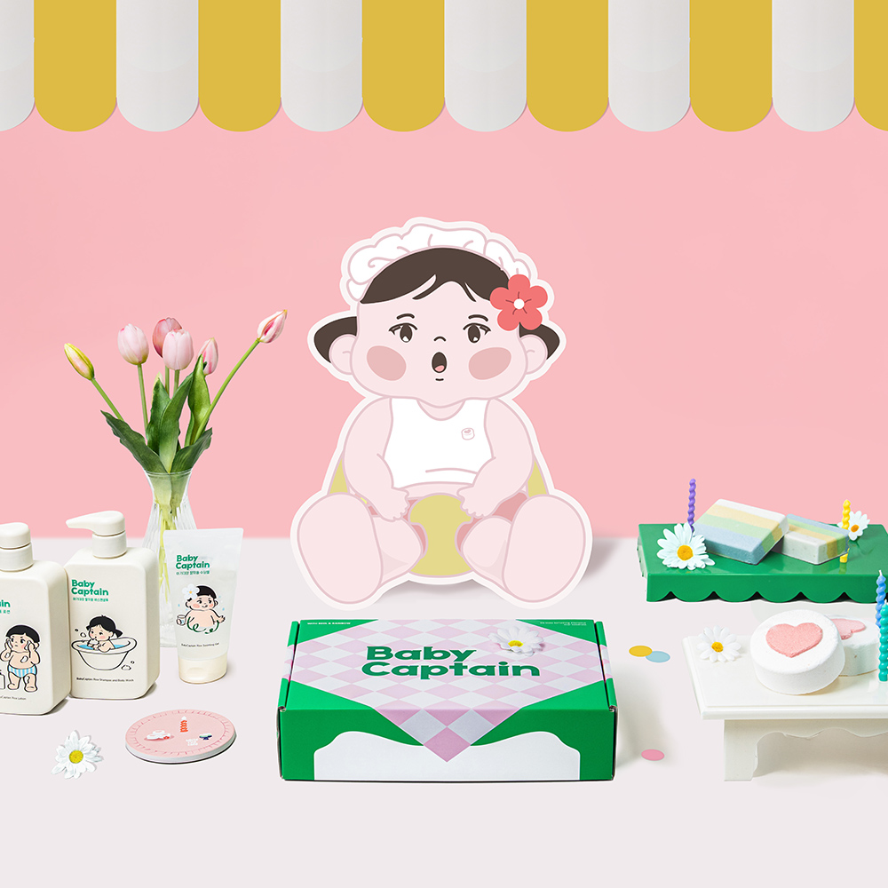 아기대장 몽글몽글 쌀미음 첫상 기프트 박스
