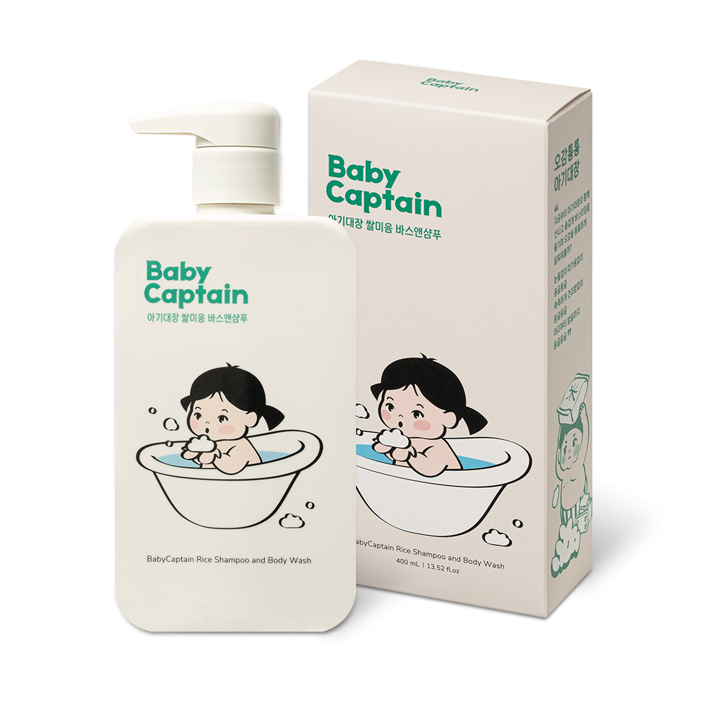 아기대장 쌀미음 비건 바스앤샴푸 400ml