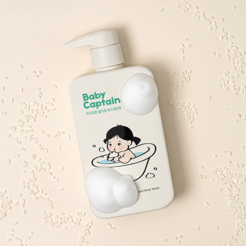 아기대장 쌀미음 비건 바스앤샴푸 400ml