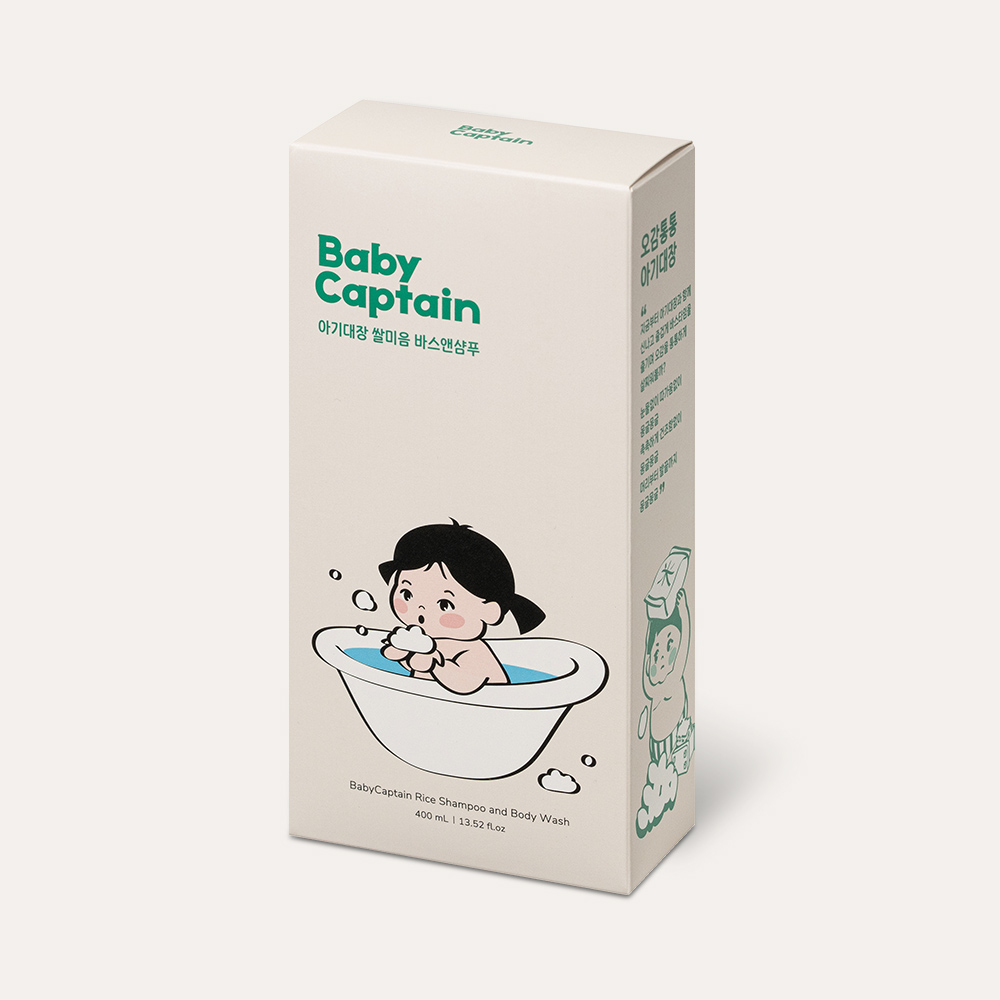 아기대장 쌀미음 비건 바스앤샴푸 400ml