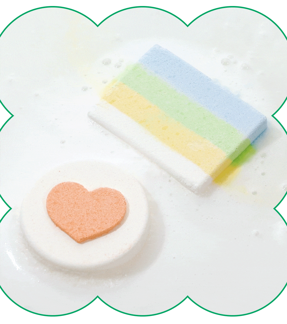 아기대장 하트 거품 입욕제 상세페이지