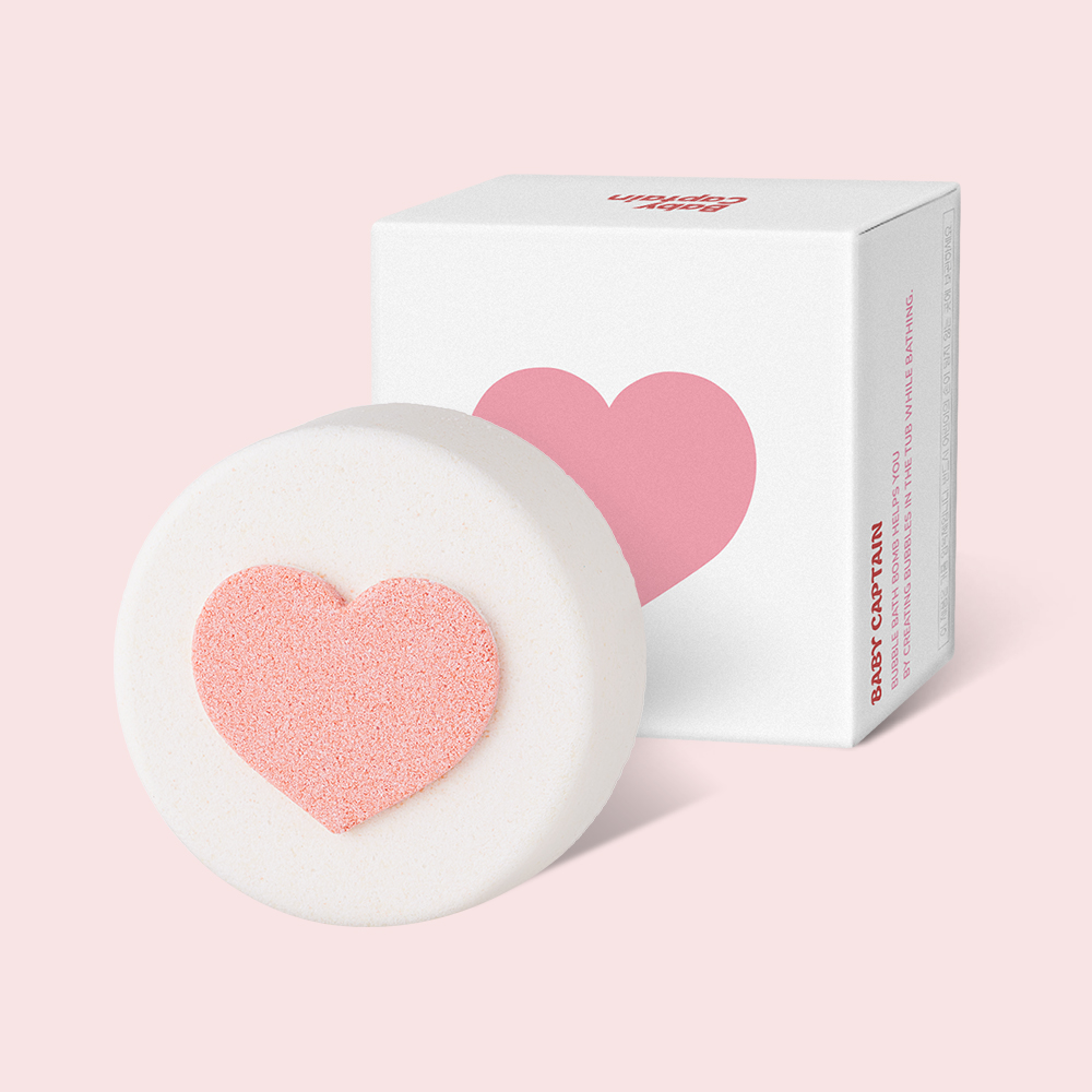 아기대장 보들보들 하트 거품 비건 입욕제 배쓰밤 130g