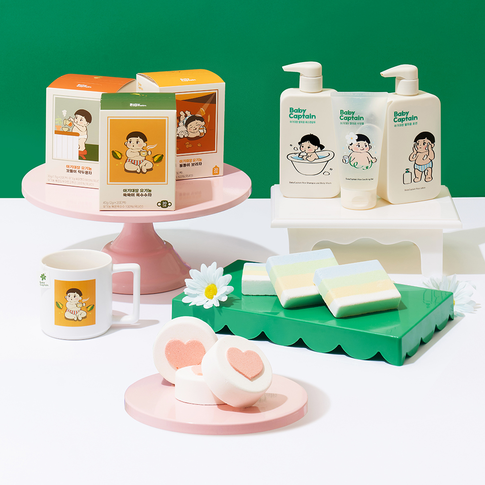 아기대장 보들보들 하트 거품 비건 입욕제 배쓰밤 130g