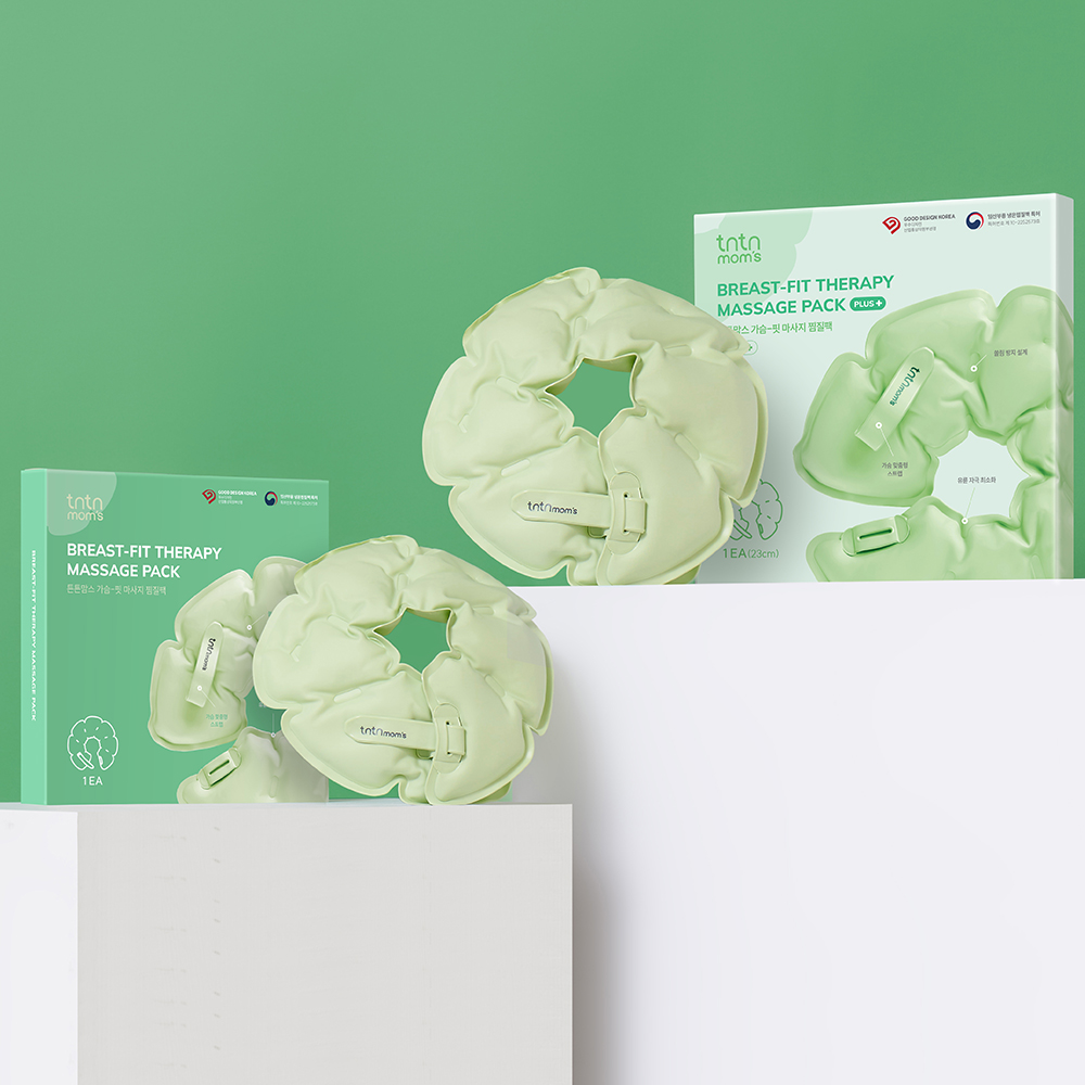 튼튼맘스 양배추 가슴 크림 쿨링볼 100ml + 가슴핏 마사지 냉온 찜질팩 1개
