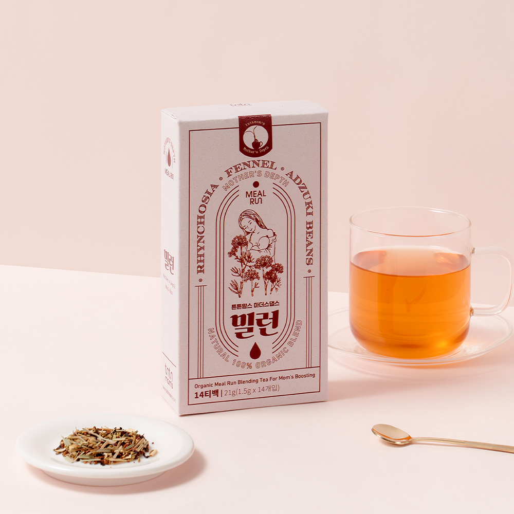 튼튼맘스 마더스댑스 밀런 14티백 + 가슴핏 냉온 찜질팩 1개입