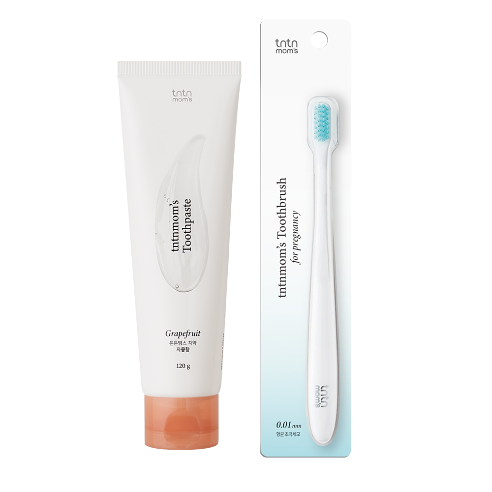 튼튼맘스 구강 케어 선물세트 (모던피치)