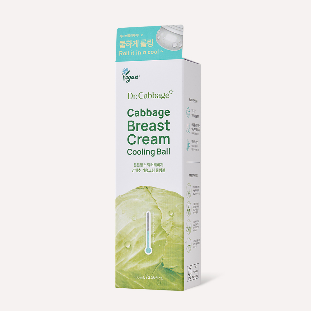 튼튼맘스 닥터캐비지 비건 양배추 가슴크림 쿨링볼 100ml