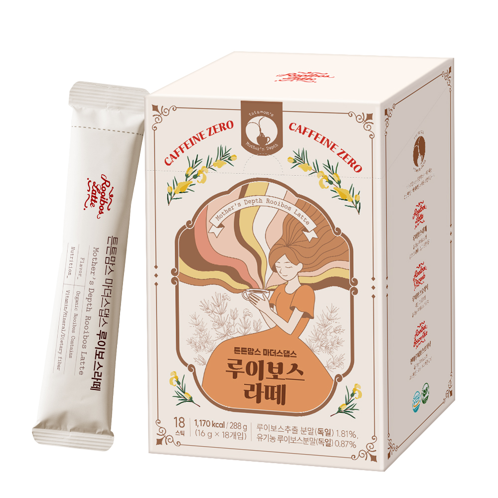튼튼맘스 마더스댑스 루이보스 라떼 밀크티 16g 18개입 (대용량)