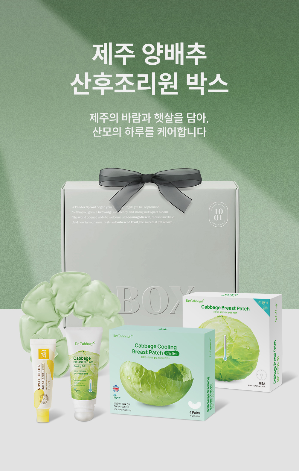 튼튼맘스 제주 양배추 산후조리원 박스 상세페이지