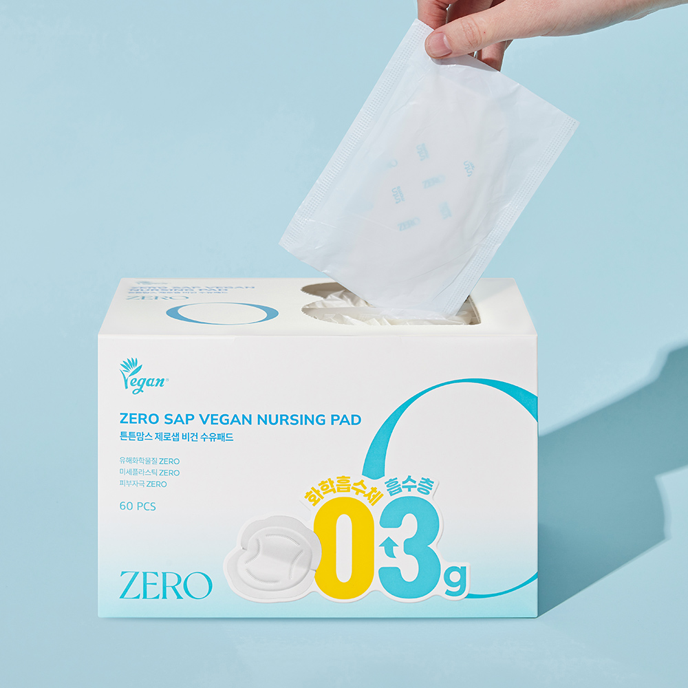 튼튼맘스 제로샙 비건 프리미엄 수유패드 30매/60매