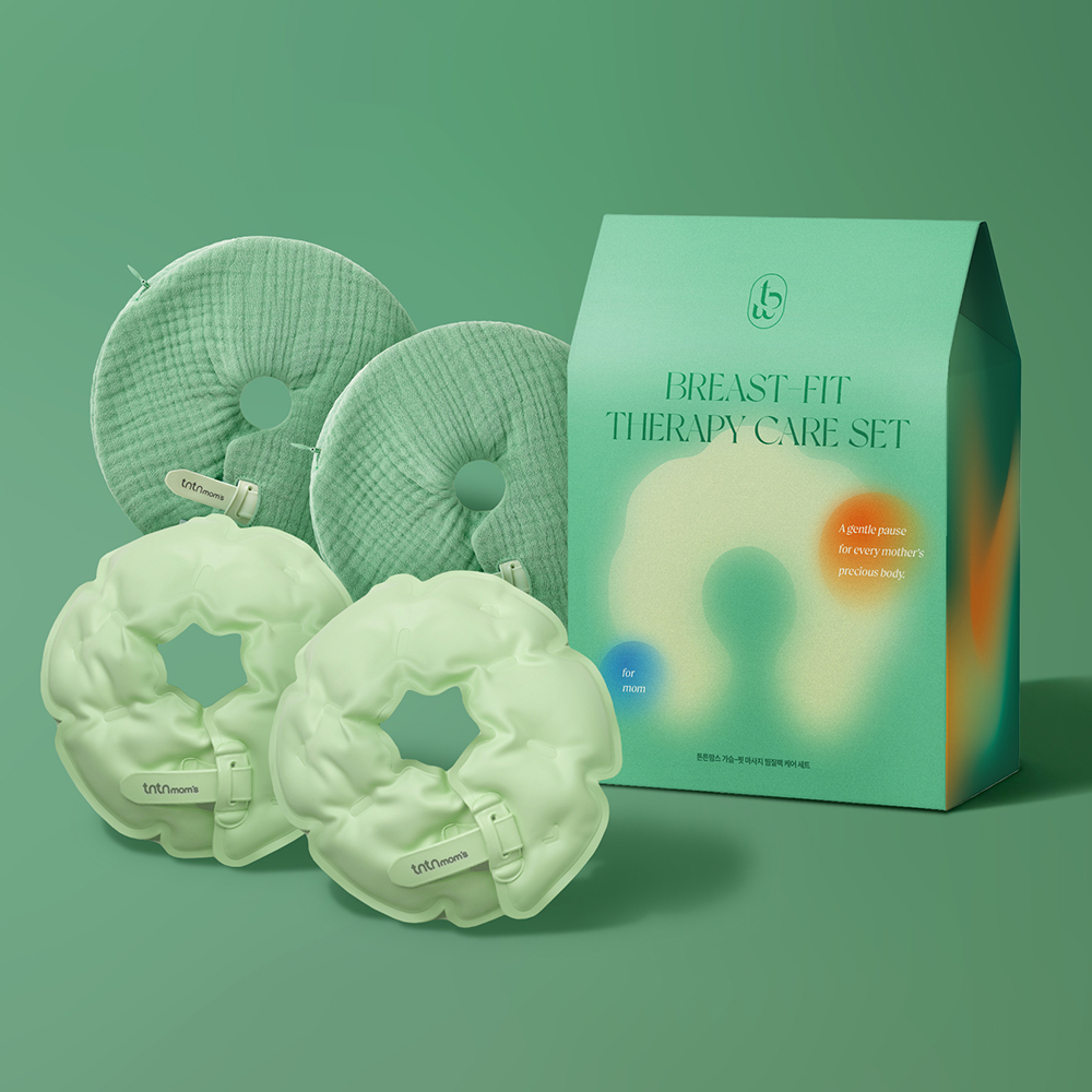 튼튼맘스 가슴 핏 마사지 냉온 찜질팩 케어 세트 (찜질팩2개+커버2개)